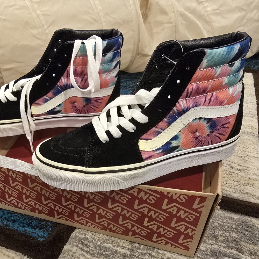 Van's Hi Top Suede Tie Dye, 5M/6.5W